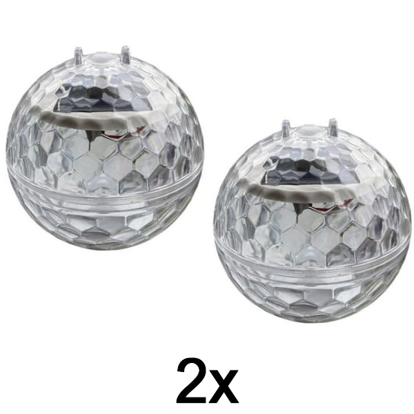 2x Solarna Disko Kugla DISCOGLO – Elegantno i Zabavno Osvetljenje za Svaki Prostor! | DISCOGLO