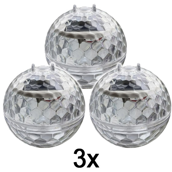 3x Solarna Disko Kugla DISCOGLO – Elegantno i Zabavno Osvetljenje za Svaki Prostor! | DISCOGLO