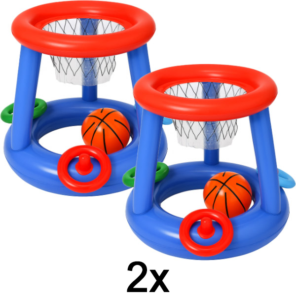 2x Košarkaški obruč za bazen na naduvavanje | DUNKSPLASH