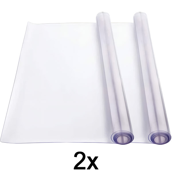 2x PVC pokrivač stola (90 X 160 cm) | DURACOVER