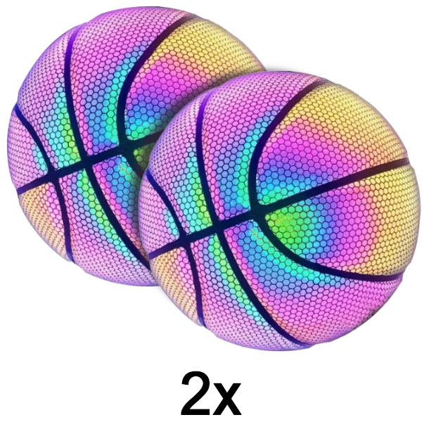 2x Svetleća košarkaška lopta | FLASHBALL