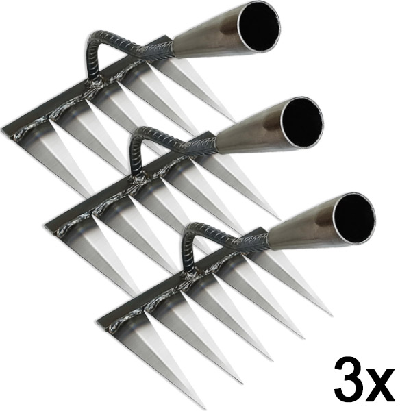 3x Višenamenski alat za održavanje tla u bašti | PRONGSPRO
