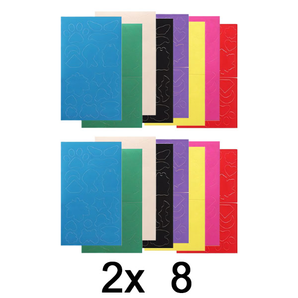 2x Samolepljive zakrpe za popravku (8 listova) | ZAKRPKA