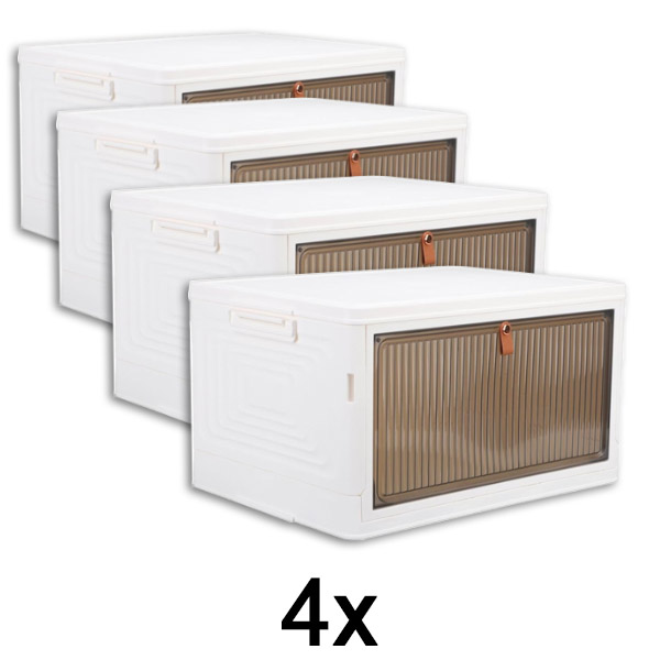 4x Kutija za odlaganje sa poklopcem | ORGABOX